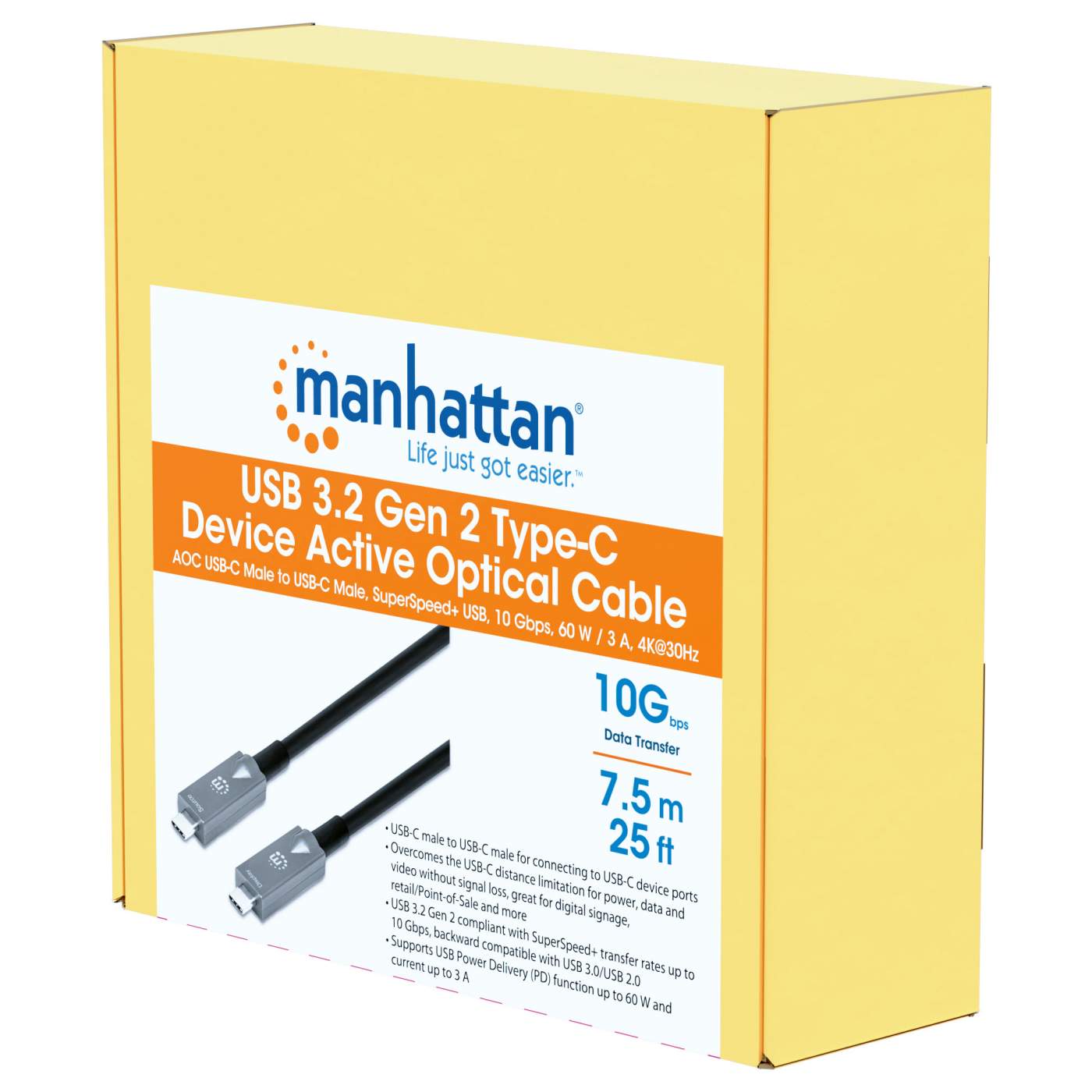 Cable USB-C de fibra óptica (AOC) USB 3.2 Gen 2 Packaging Image 2