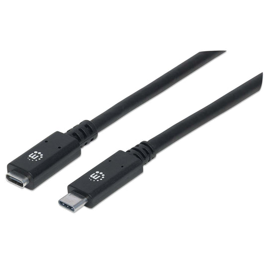 Cable de extensión USB 3.2 Gen 2 Tipo C, 10 Gbps, 5A, 50cm Image 1