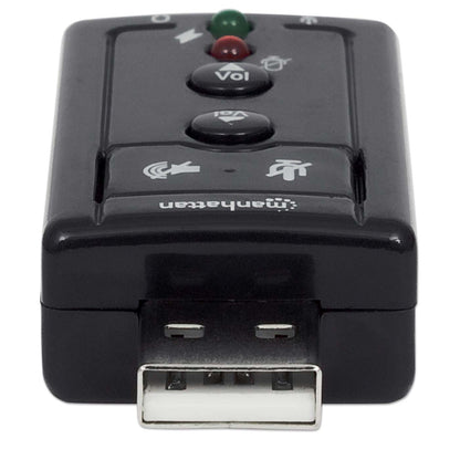 Adaptador de sonido 3-D 7.1 USB de alta velocidad Image 4