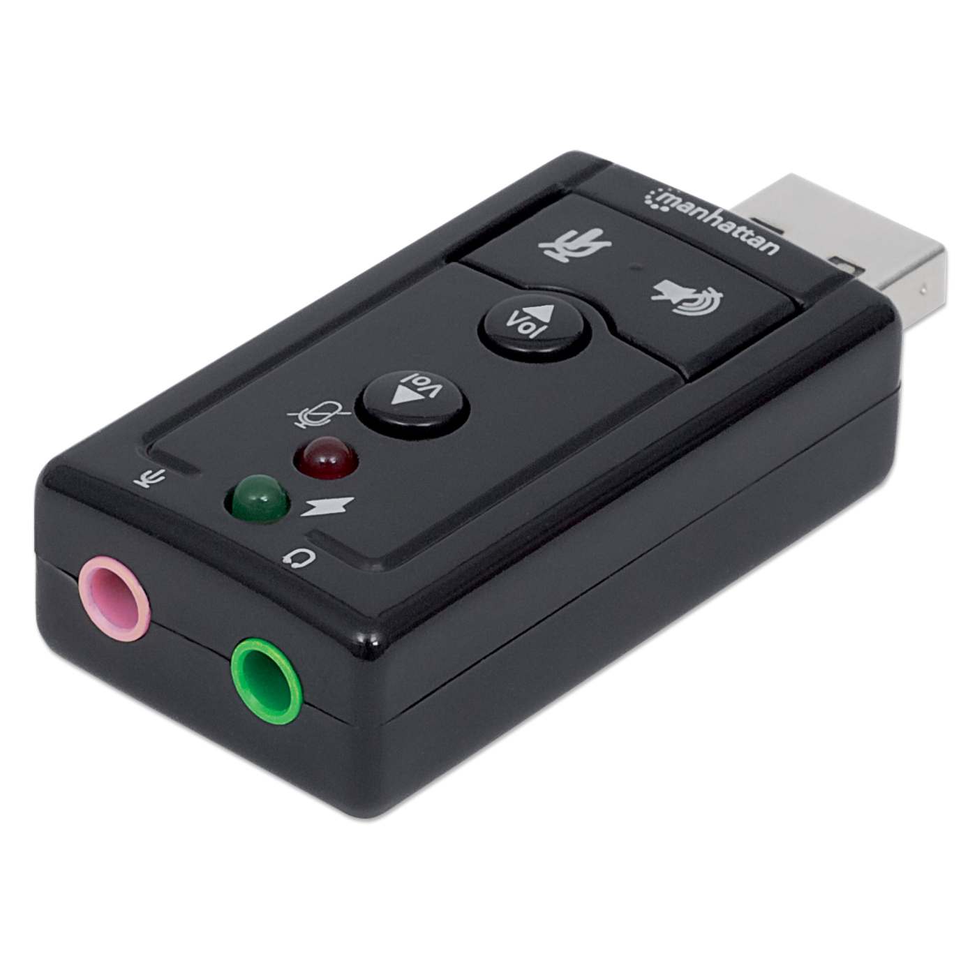 Adaptador de sonido 3-D 7.1 USB de alta velocidad Image 5