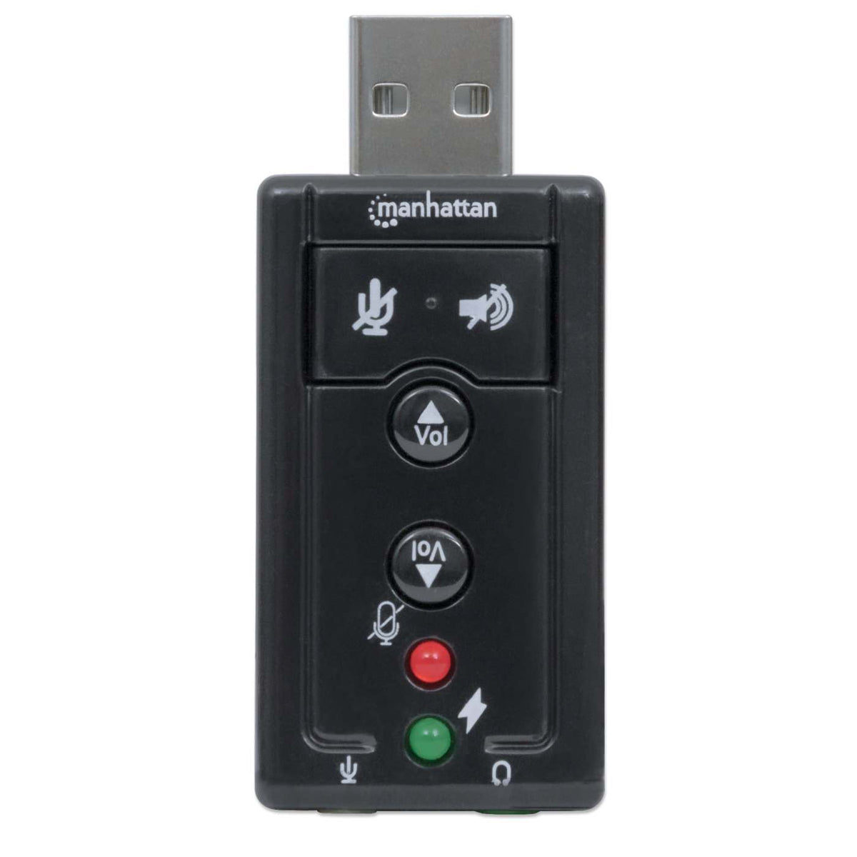 Adaptador de sonido 3-D 7.1 USB de alta velocidad Image 8