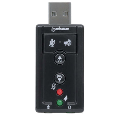 Adaptador de sonido 3-D 7.1 USB de alta velocidad Image 8