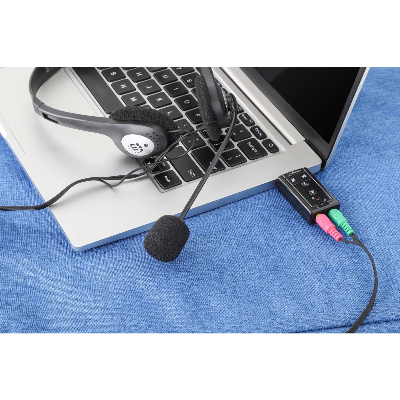 Adaptador de sonido 3-D 7.1 USB de alta velocidad Image 9