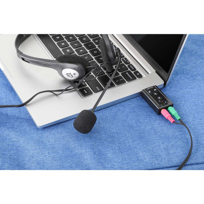 Adaptador de sonido 3-D 7.1 USB de alta velocidad Image 9