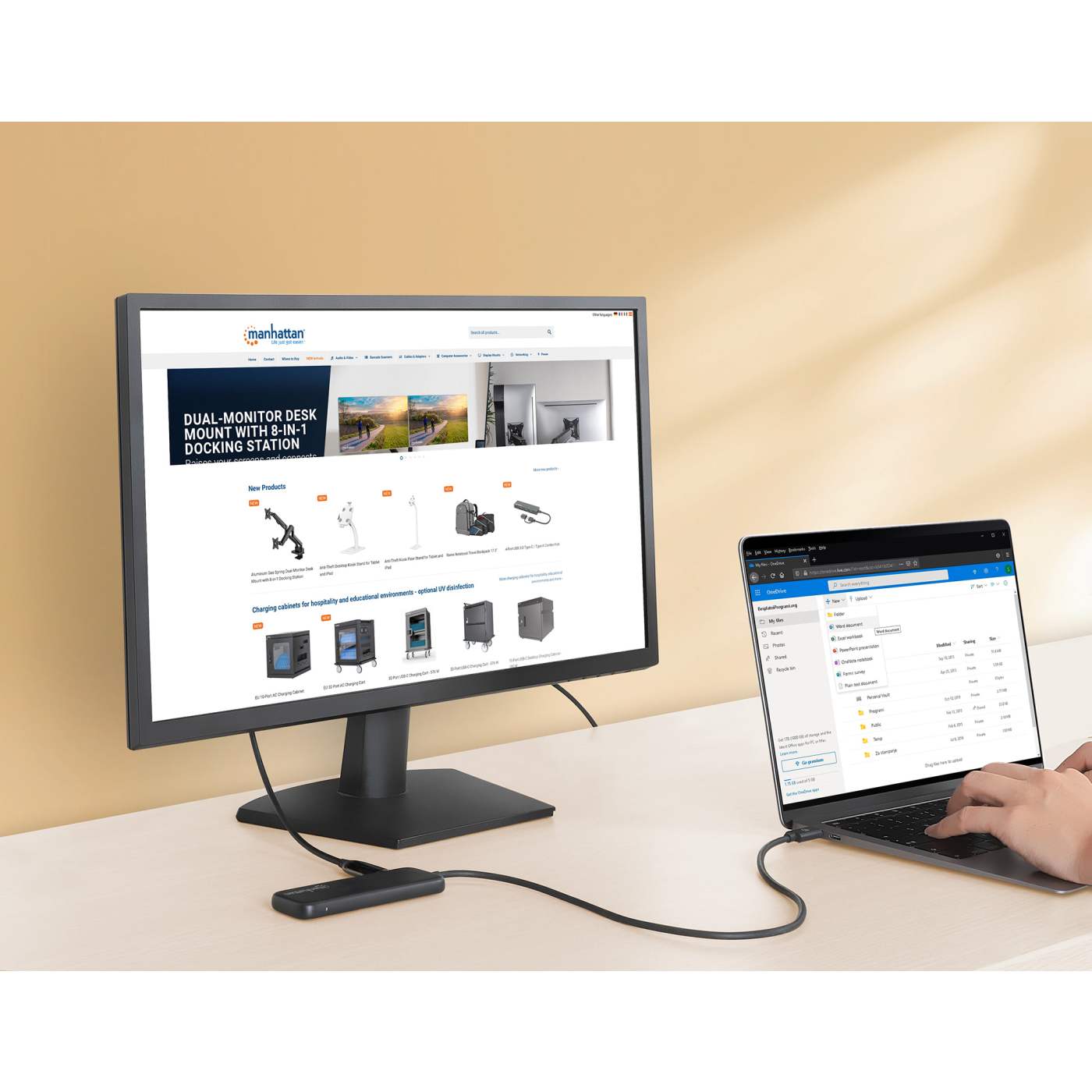 Docking Station USB-C con 5 puertos y 100 W PD Image 8