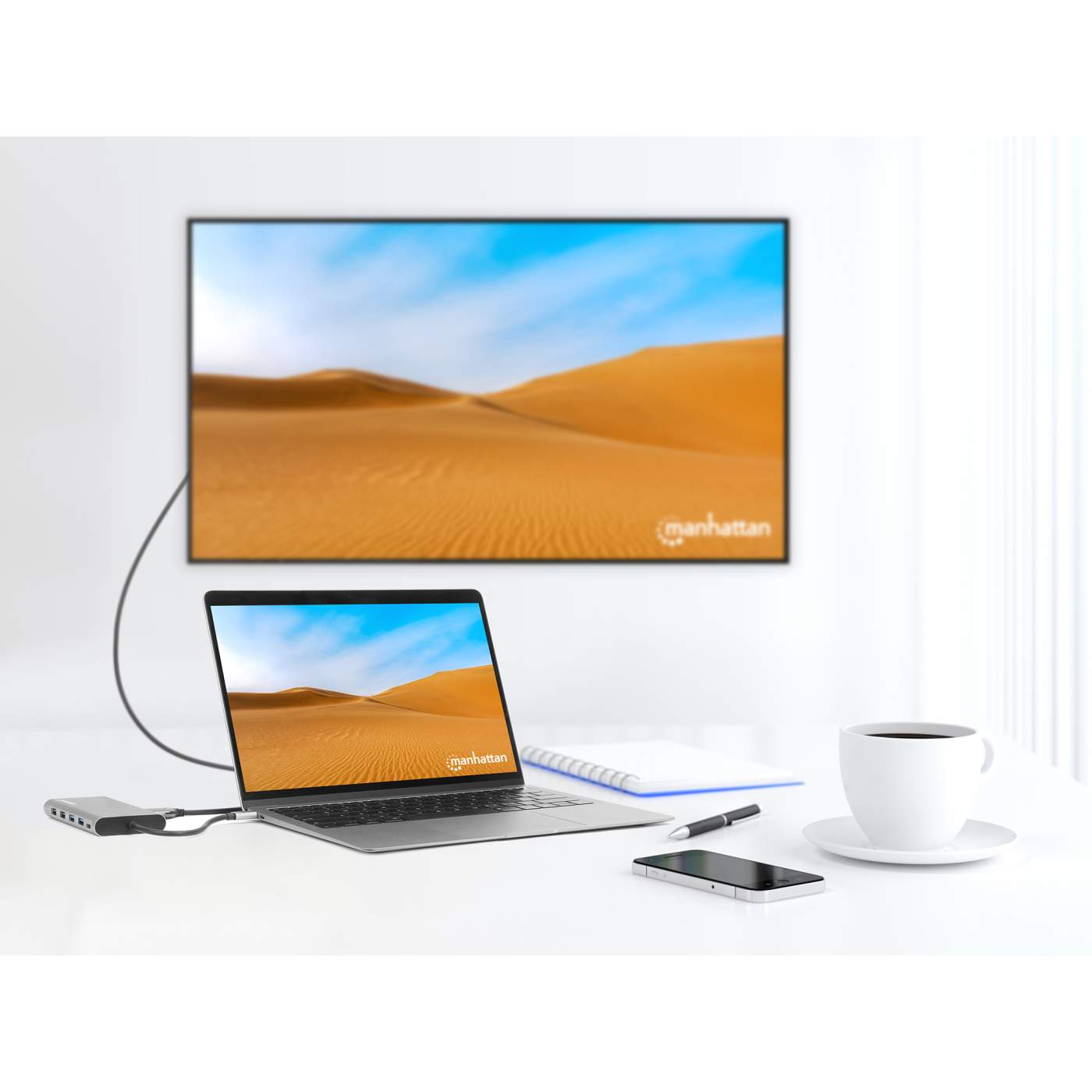 Docking Station USB-C para Triple Monitor Image 9