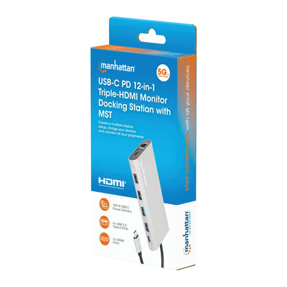 Docking Station USB-C para Triple Monitor Packaging Image 2