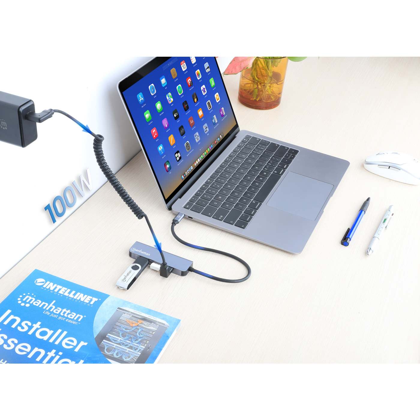 Docking Station USB-C 4 en 1 con HDMI 4K y PD 100 W Image 8