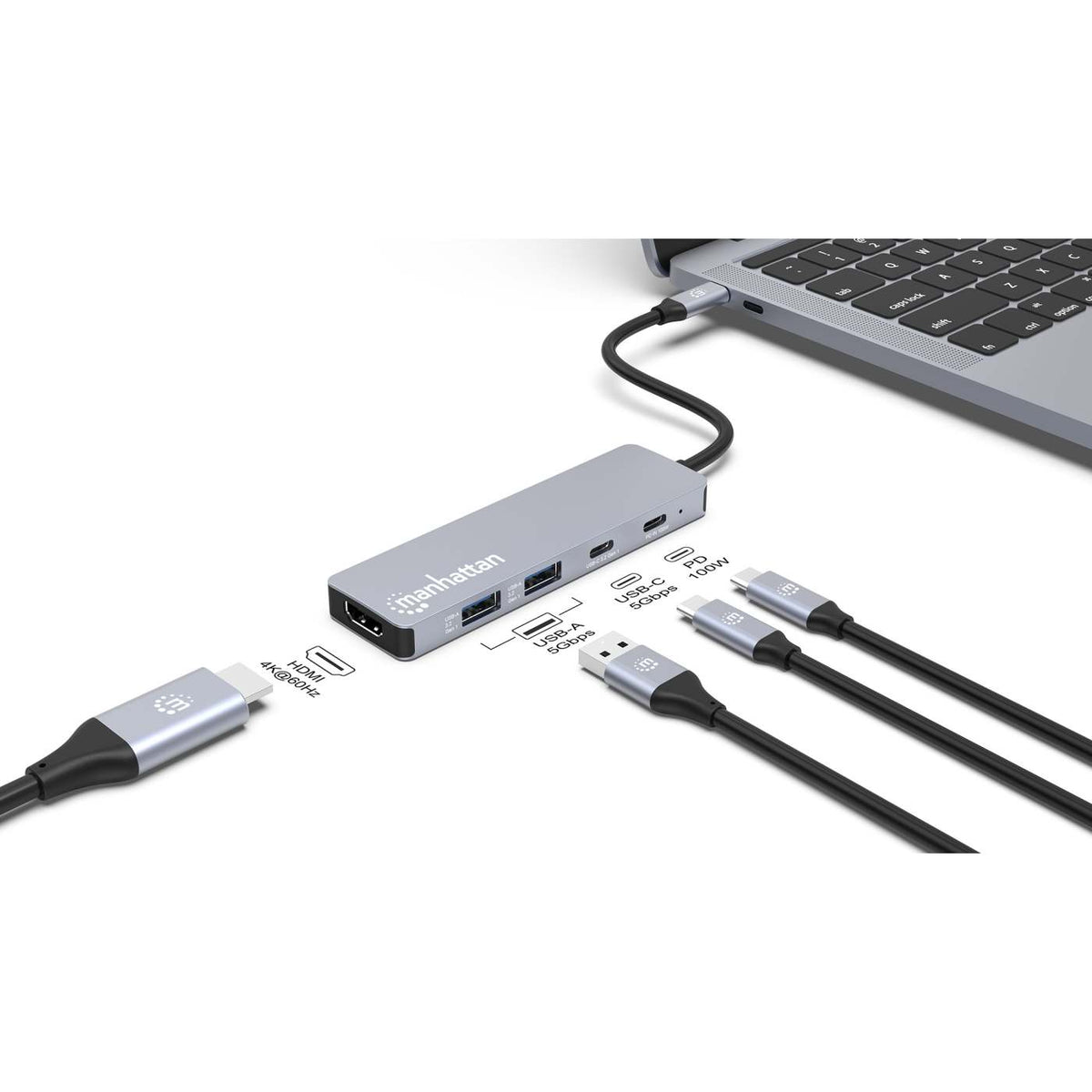 Docking Station USB-C 5 en 1 con HDMI 4K y PD 100 W Image 8