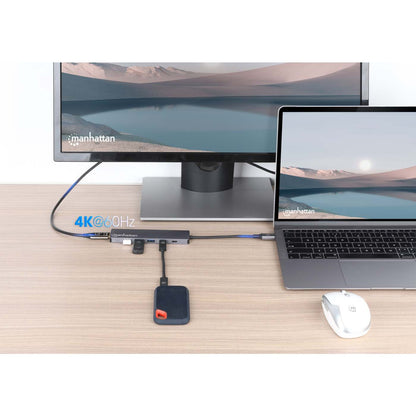Estación de Conexión MH USB-C a 3*USB-A + 1 USB-C + HDMI2.0 + PD Image 6