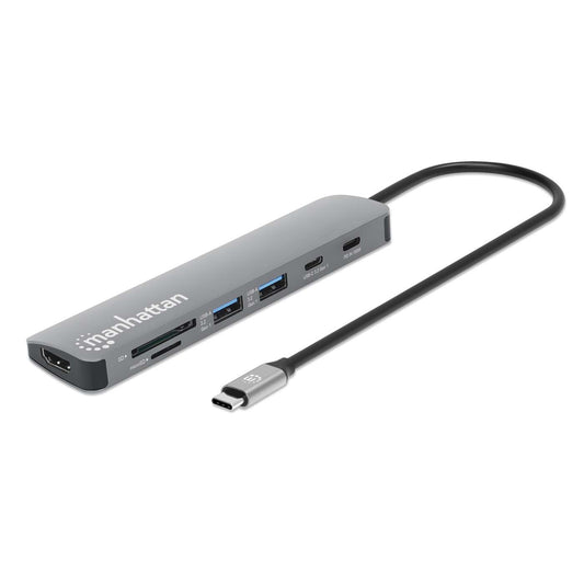 Docking Station USB-C 7 en 1 con HDMI 4K Image 1