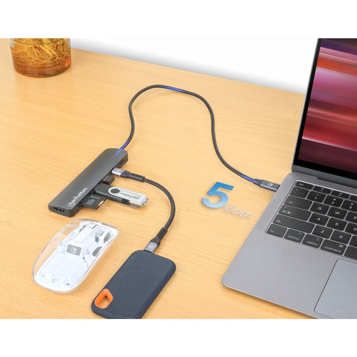 Docking Station USB-C 7 en 1 con HDMI 4K Image 3
