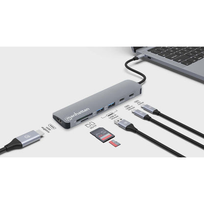 Docking Station USB-C 7 en 1 con HDMI 4K Image 8