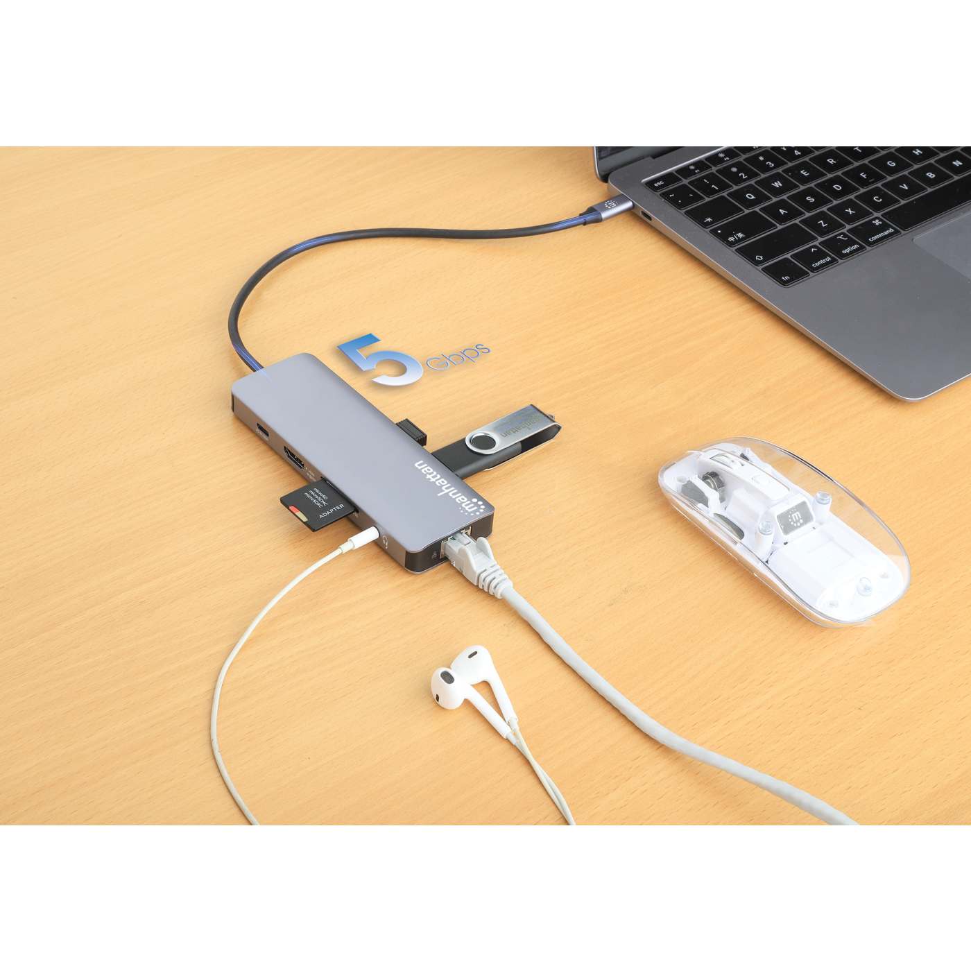 Docking Station USB-C 9 en 1 con HDMI 4K y PD 100 W Image 4