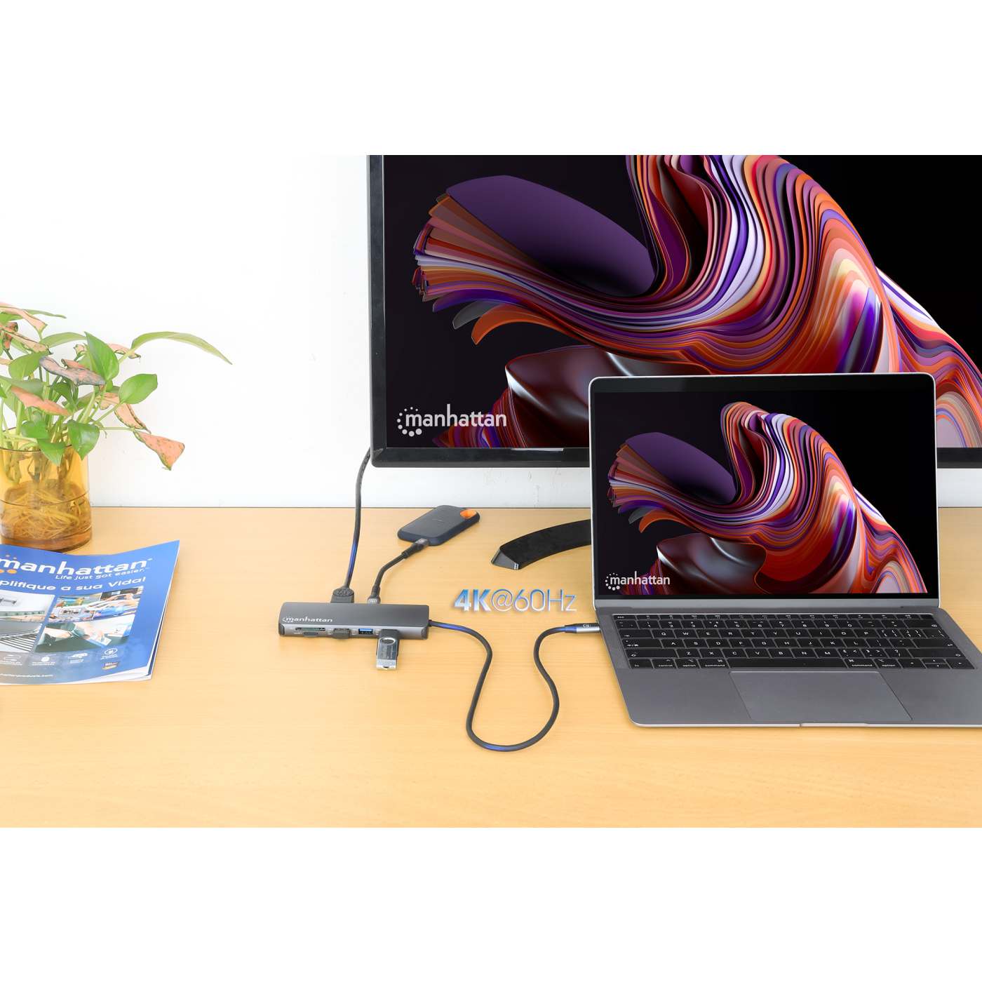 Docking Station USB-C 9 en 1 con HDMI 4K y PD 100 W Image 5