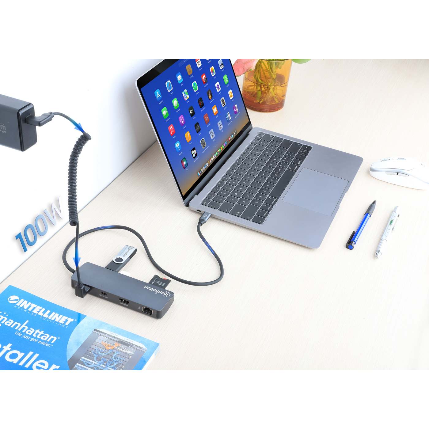 Docking Station USB-C 9 en 1 con HDMI 4K y PD 100 W Image 8