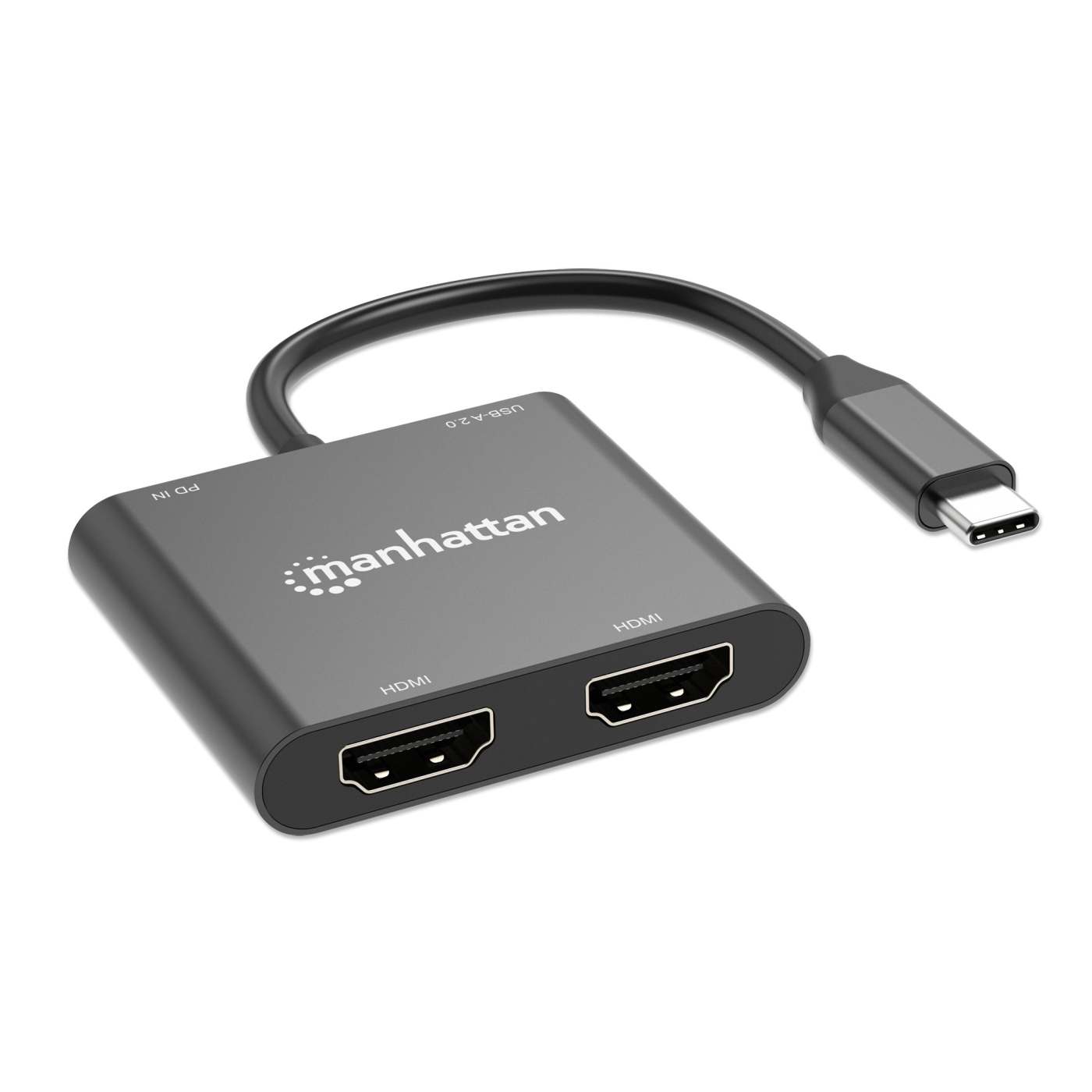 Adaptador de USB-C PD a monitor Dual-HDMI para laptop y tablet Image 4
