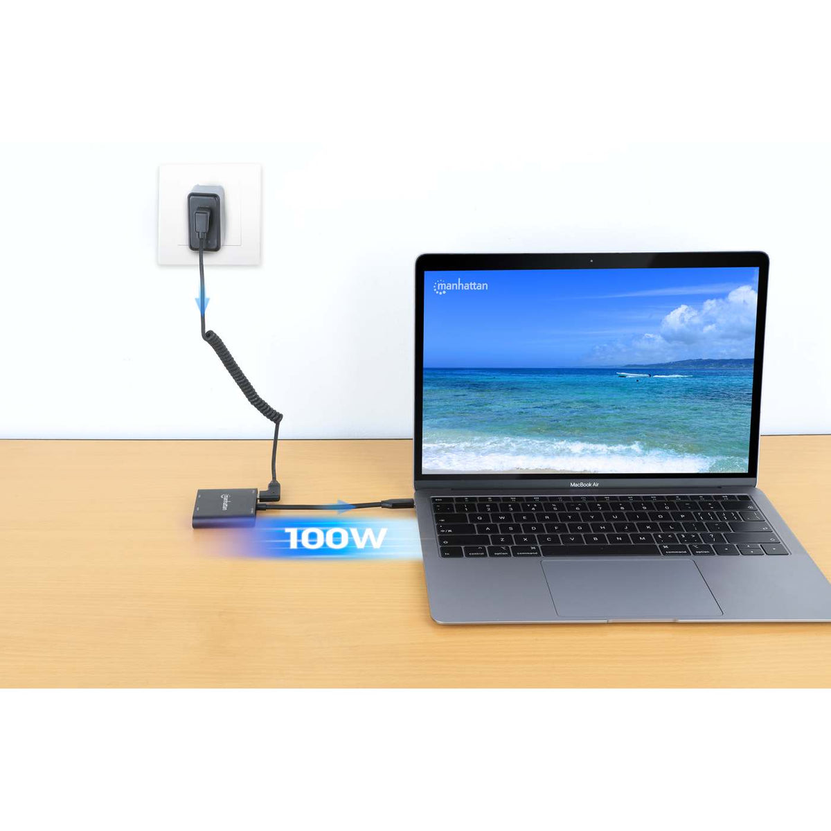 Adaptador de USB-C PD a monitor Dual-HDMI para laptop y tablet Image 5