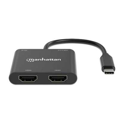 Adaptador de USB-C PD a monitor Dual-HDMI para laptop y tablet Image 6