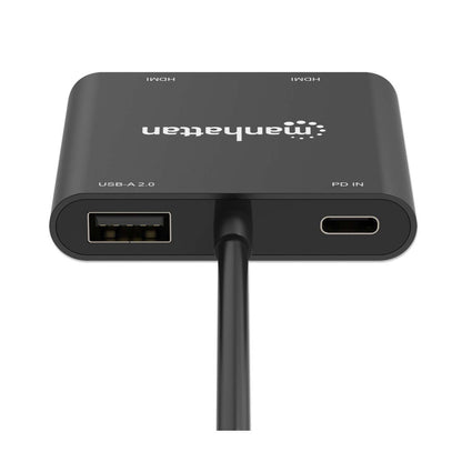 Adaptador de USB-C PD a monitor Dual-HDMI para laptop y tablet Image 8