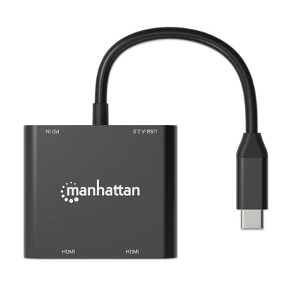 Adaptador de USB-C PD a monitor Dual-HDMI para laptop y tablet Image 9