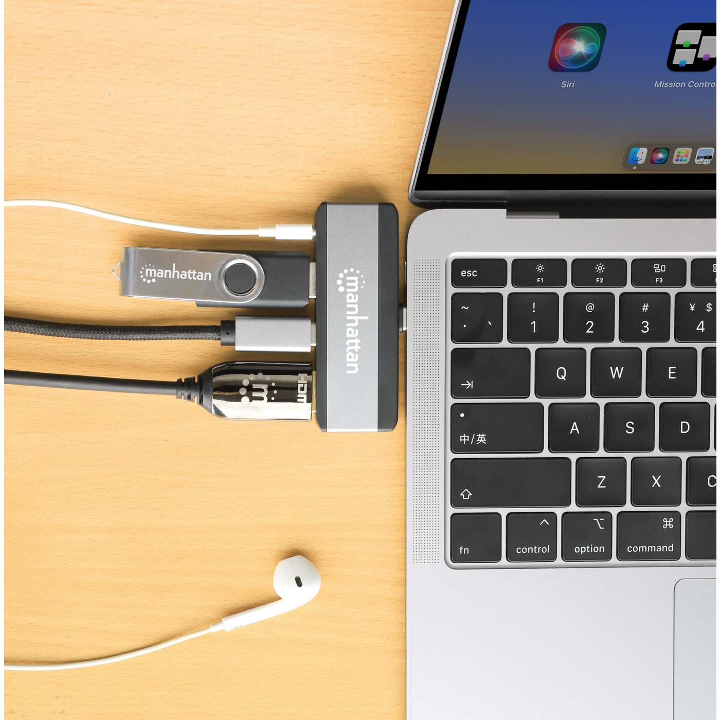 Docking Station USB-C 4 en 1 adaptador portátil Image 3