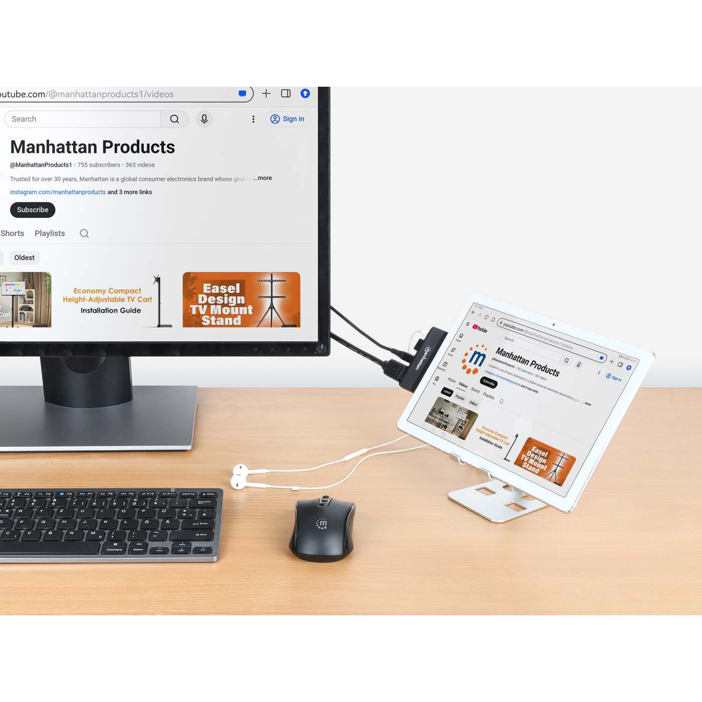 Docking Station USB-C 4 en 1 adaptador portátil Image 3