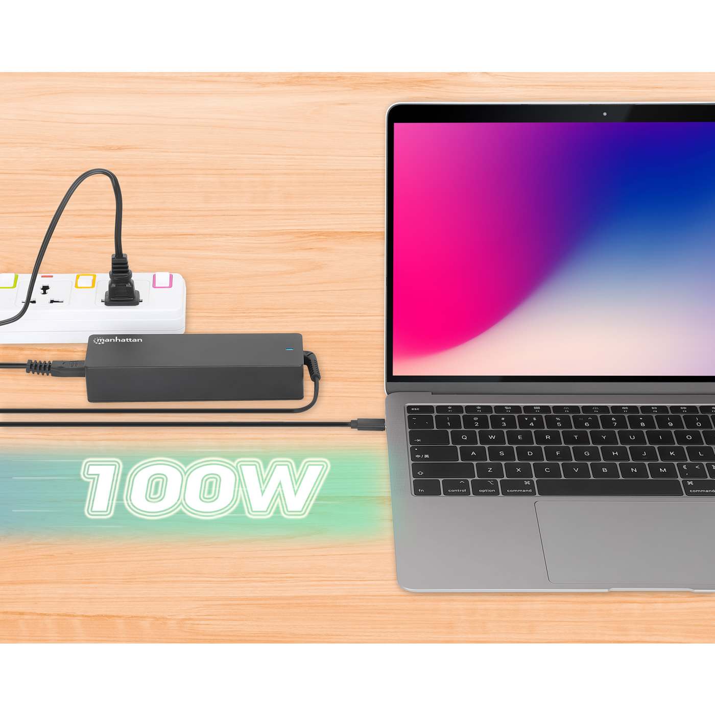 Cargador de computadora portátil para alimentación por USB-C, 100 W Image 7