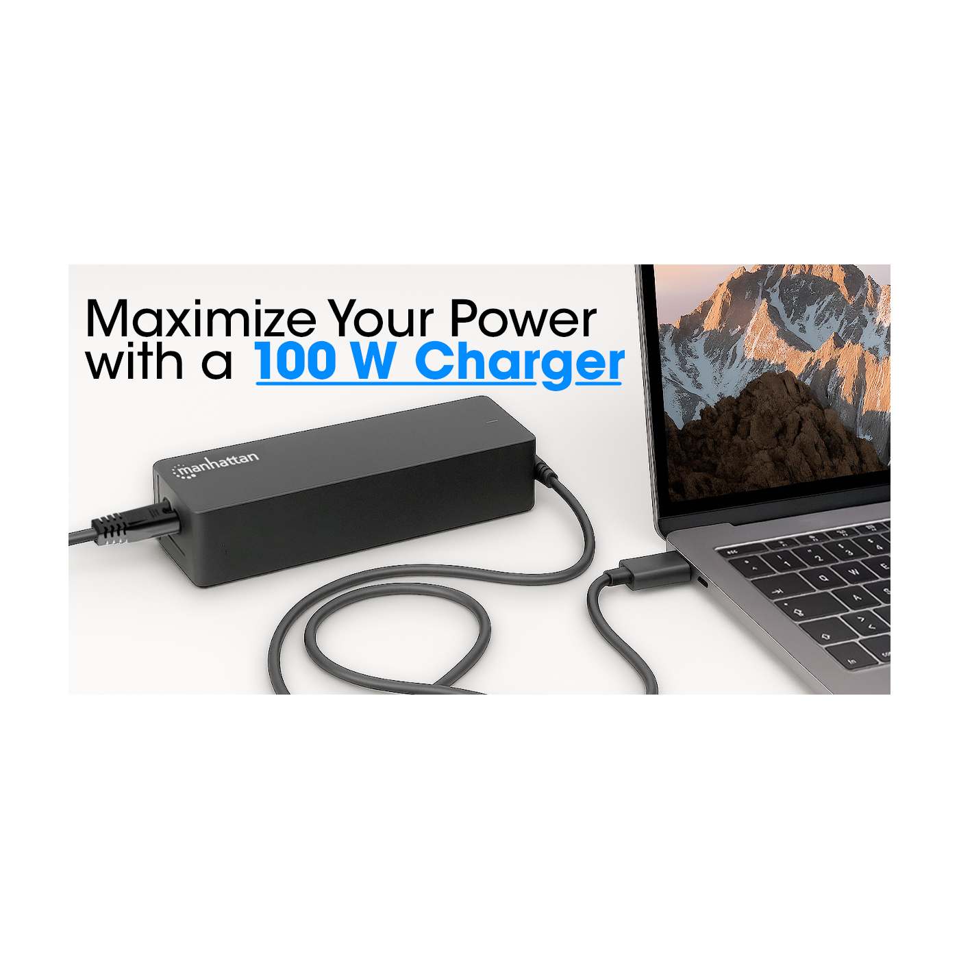 Cargador de computadora portátil para alimentación por USB-C, 100 W Image 9