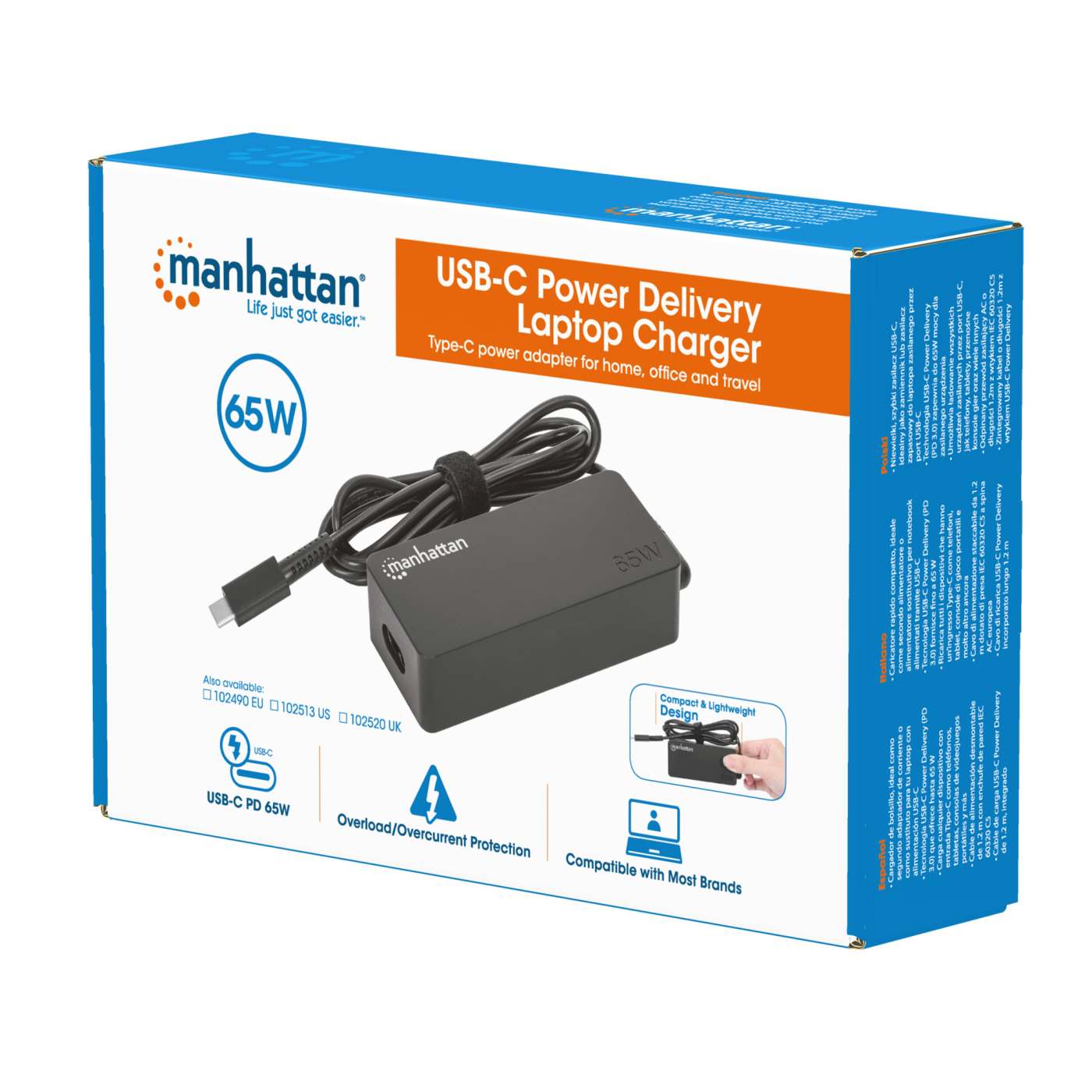 Cargador para laptop USB-C - 65 W Packaging Image 2