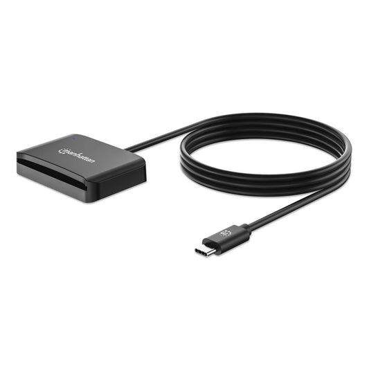 Lector de tarjetas inteligentes USB-C con ranura microSD Image 1