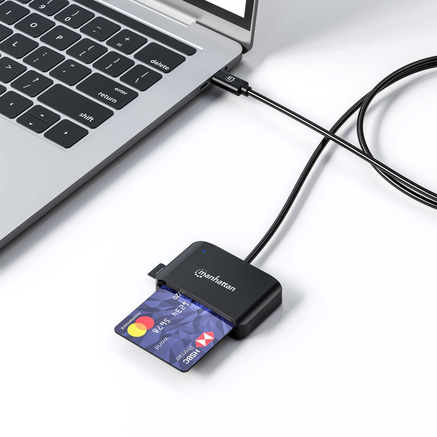Lector de tarjetas inteligentes USB-C con ranura microSD Image 7
