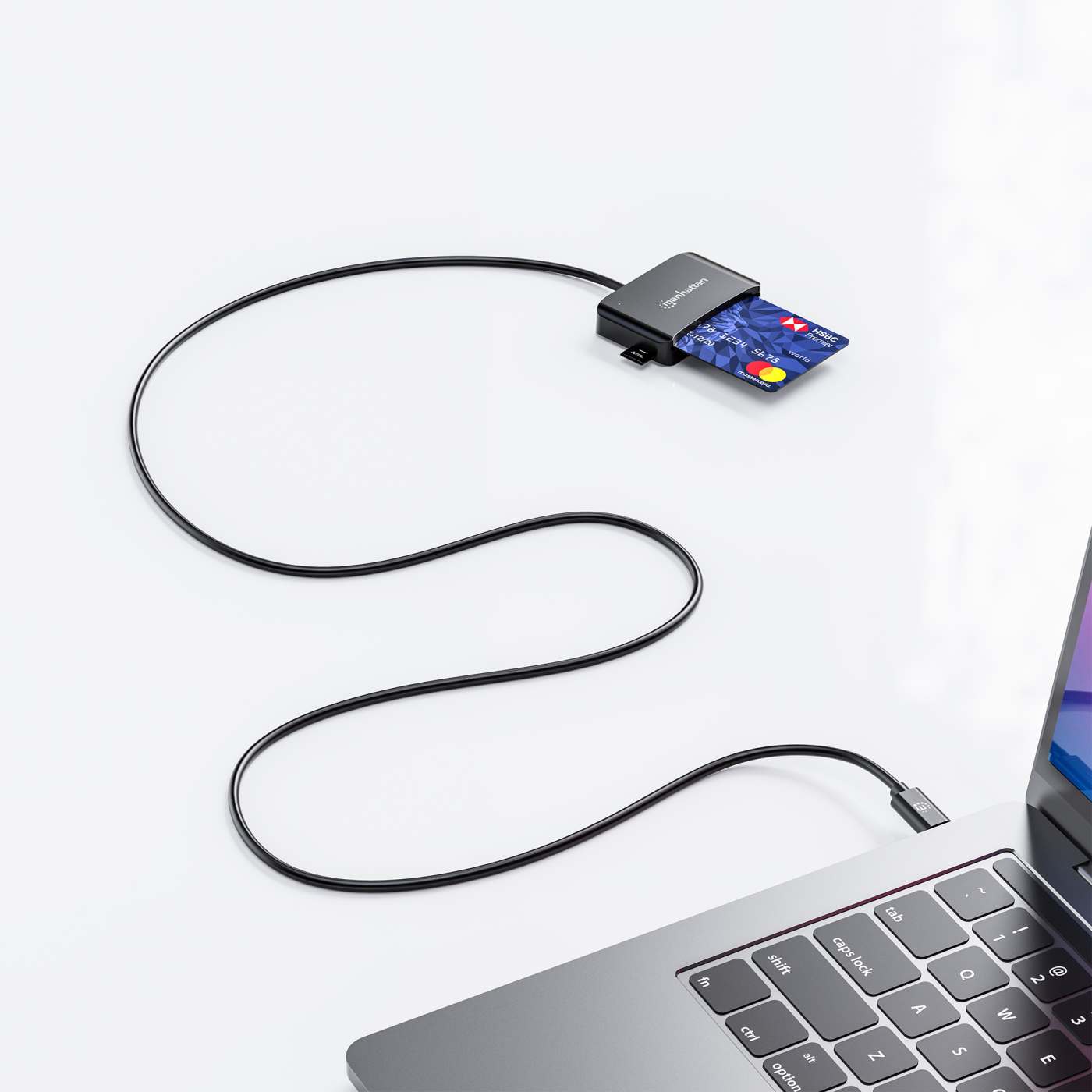 Lector de tarjetas inteligentes USB-C con ranura microSD Image 9