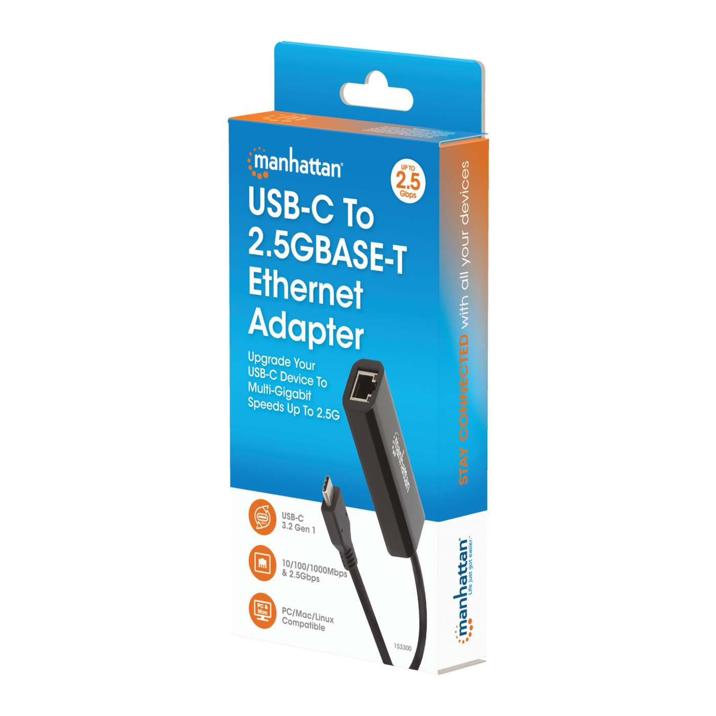 Adaptador de USB-C a red Ethernet 2.5G BASE-T Packaging Image 2