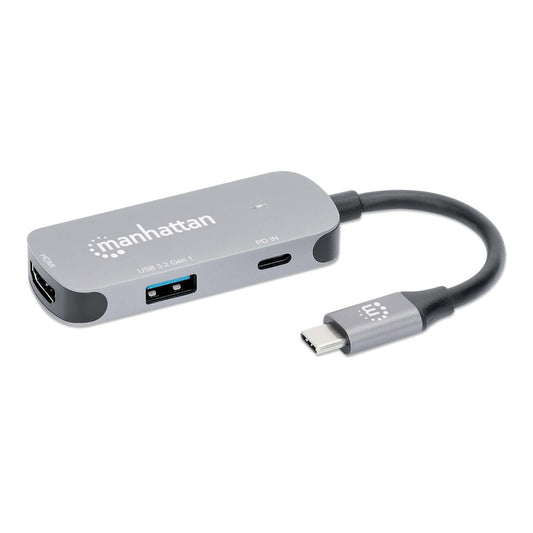 Convertidor Docking USB-C a HDMI, 3 en 1 con PD Image 1