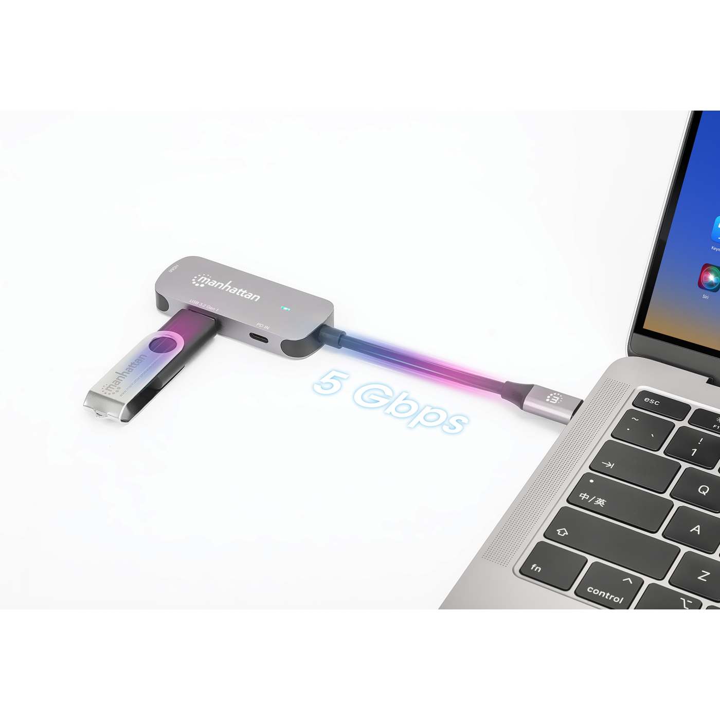 Convertidor Docking USB-C a HDMI, 3 en 1 con PD Image 4