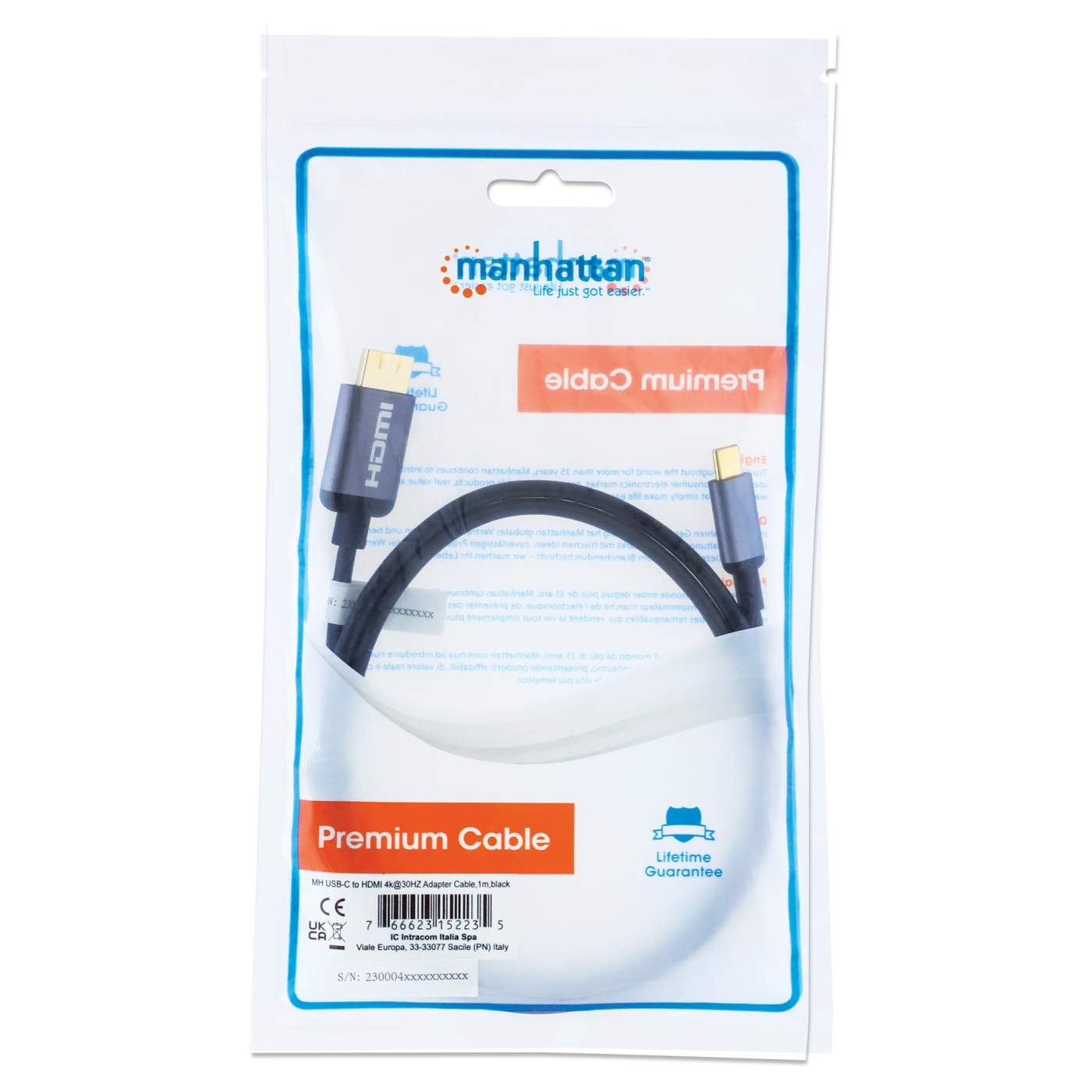 Cable adaptador de USB-C a HDMI Packaging Image 2