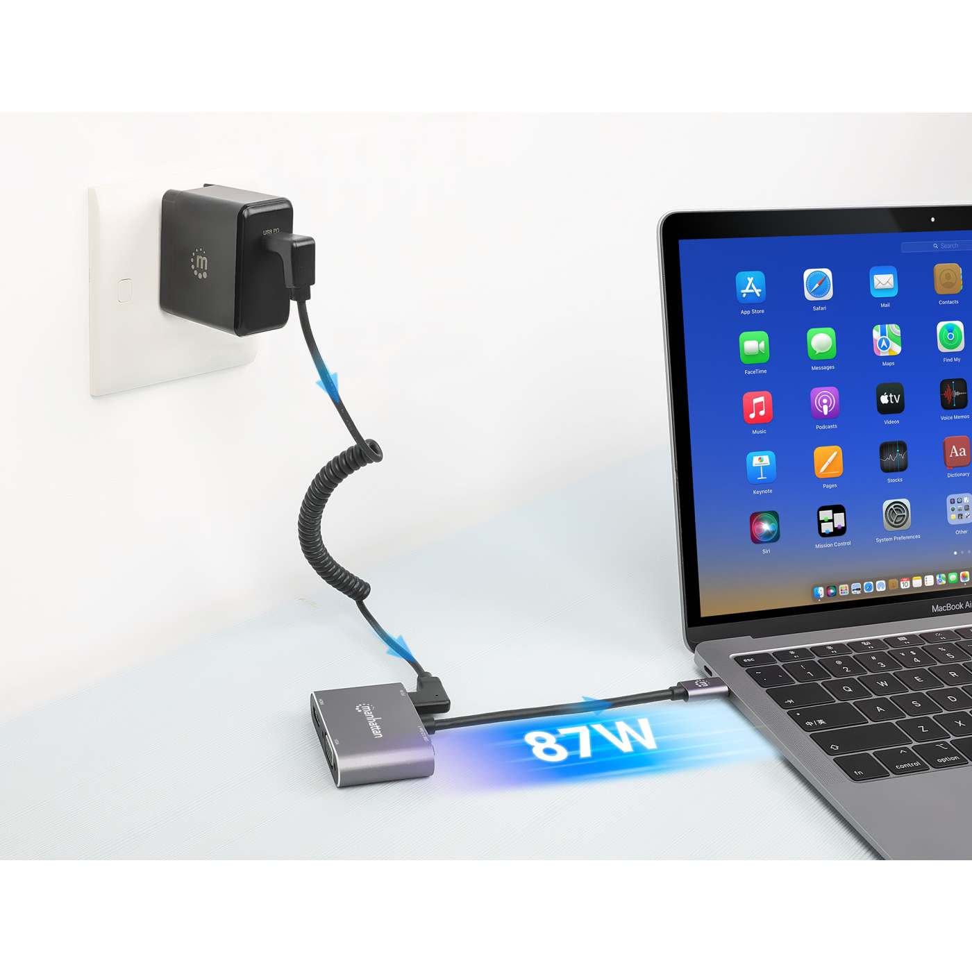 Docking Station de USB-C a HDMI y VGA, 4 en 1, con suministro de energía Image 11