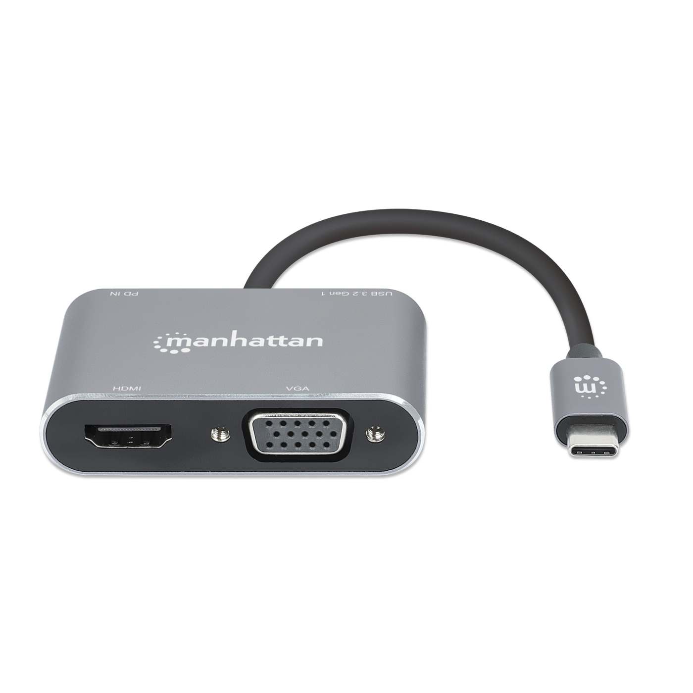 Docking Station de USB-C a HDMI y VGA, 4 en 1, con suministro de energía Image 4