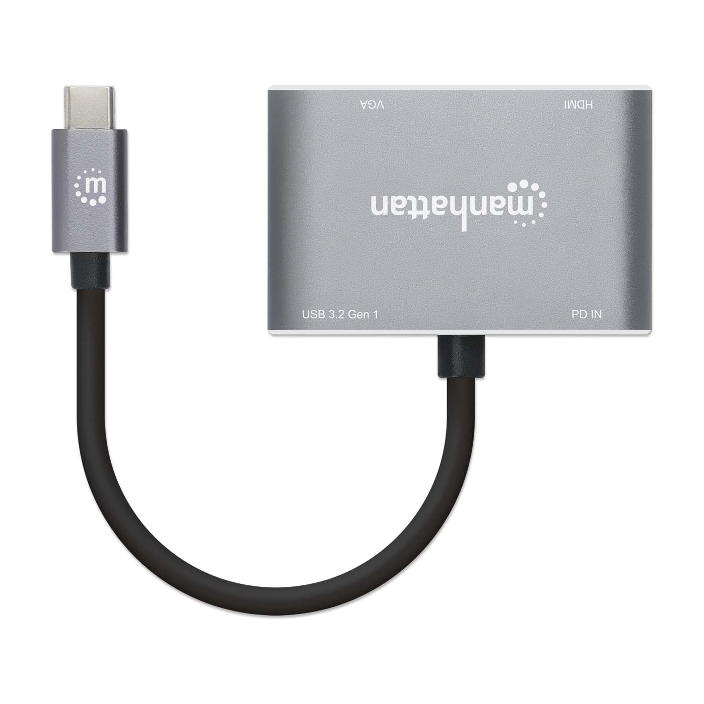 Docking Station de USB-C a HDMI y VGA, 4 en 1, con suministro de energía Image 5