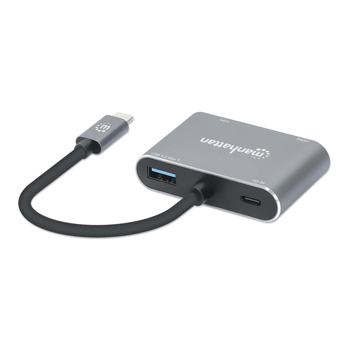 Docking Station de USB-C a HDMI y VGA, 4 en 1, con suministro de energía Image 6