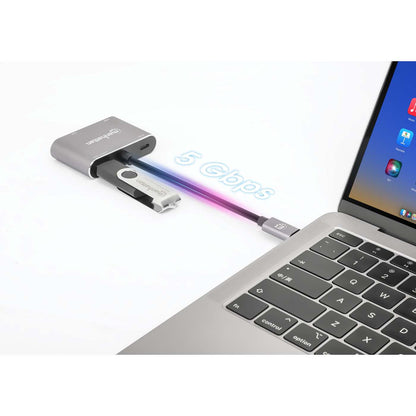 Docking Station de USB-C a HDMI y VGA, 4 en 1, con suministro de energía Image 8