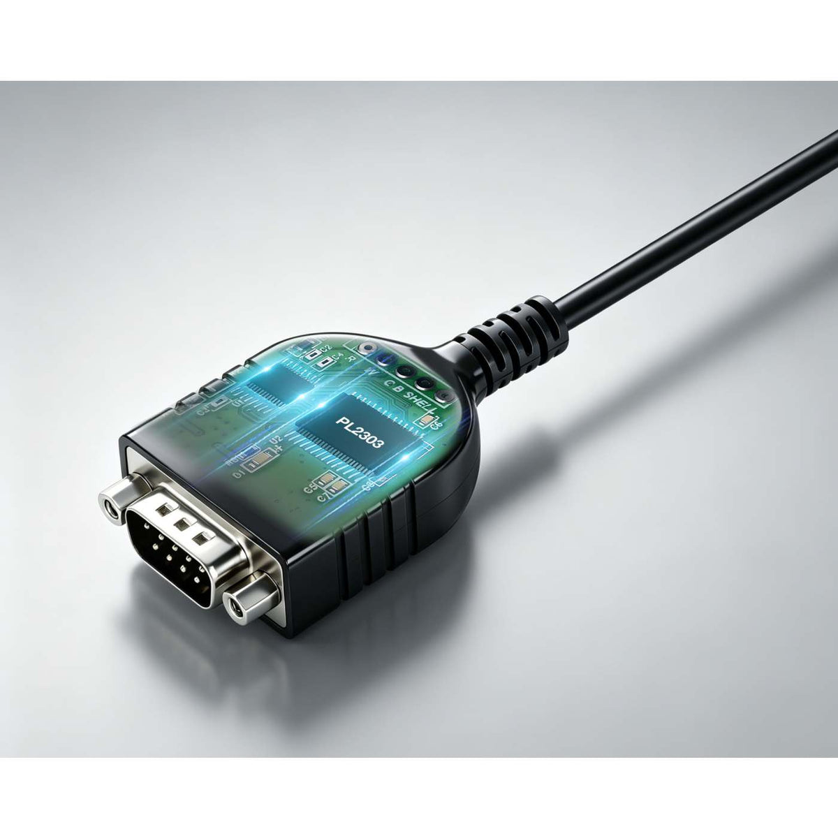 Convertidor USB-C a Serial DB9 / RS232, 1 m Image 4