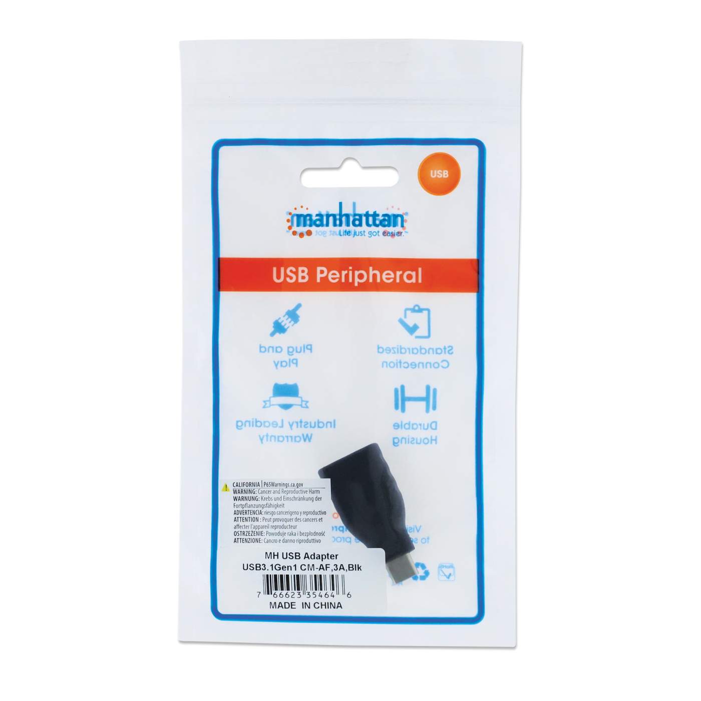 Adaptador USB-C a USB-A Packaging Image 2