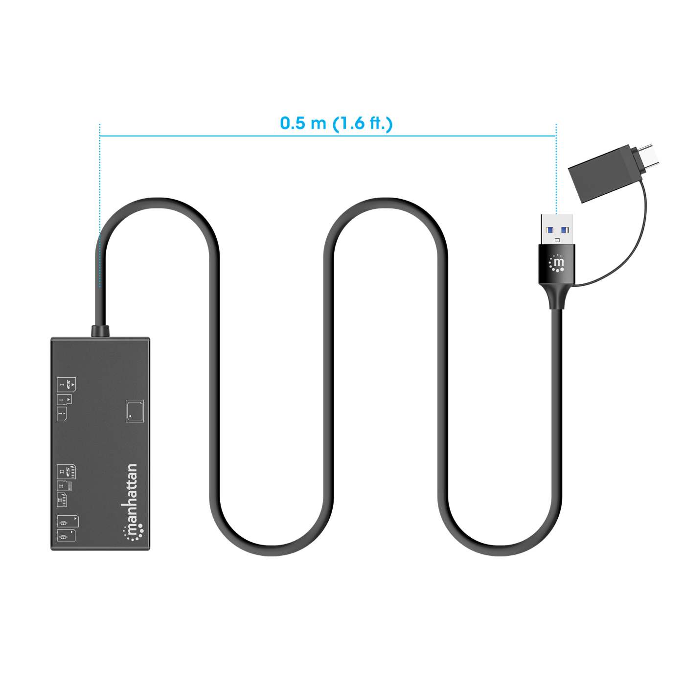 MH Multiport Card Reader with Adapter Image 13