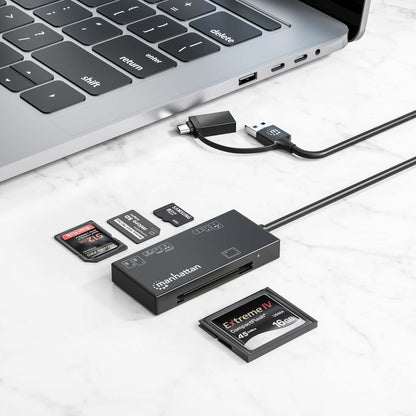 MH Multiport Card Reader with Adapter Image 3