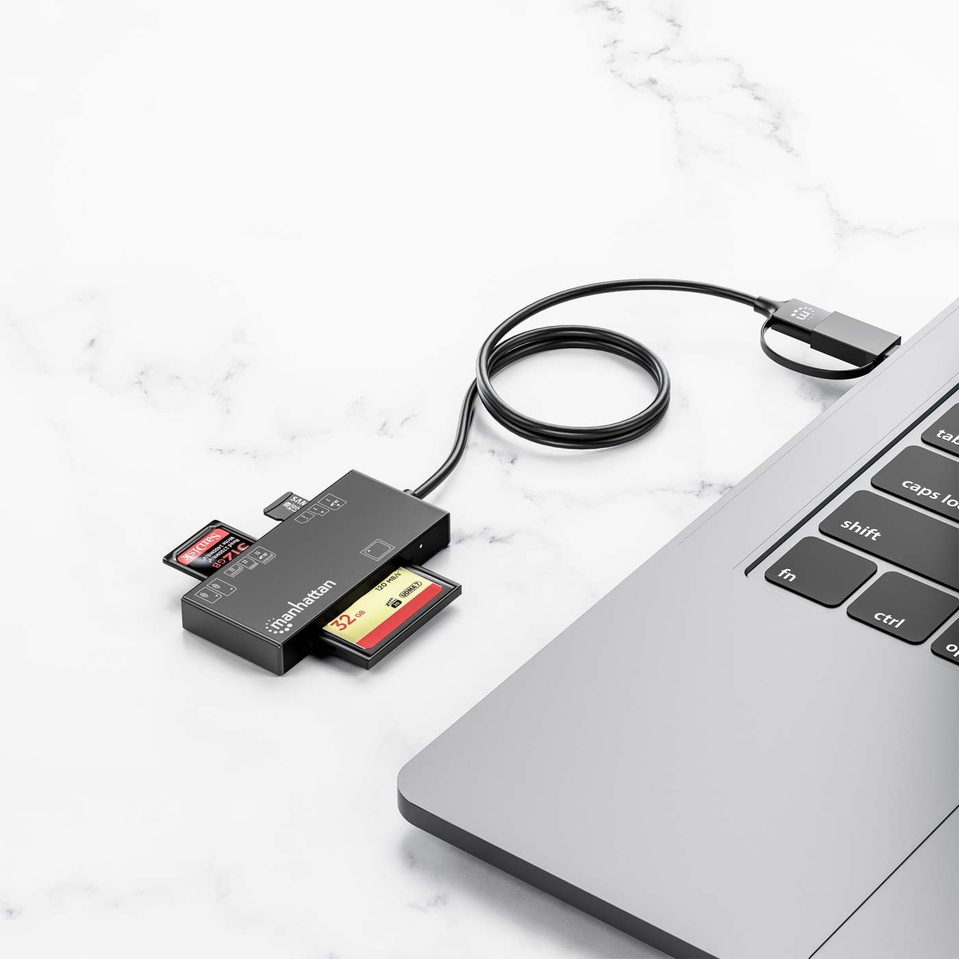 MH Multiport Card Reader with Adapter Image 5