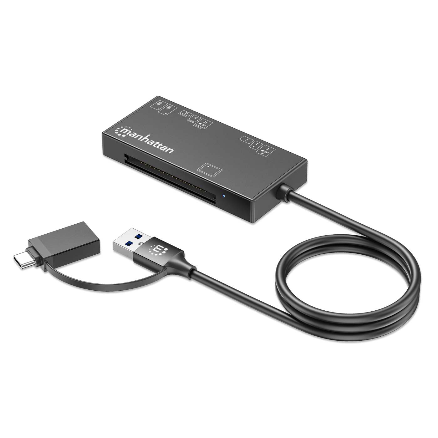 MH Multiport Card Reader with Adapter Image 6