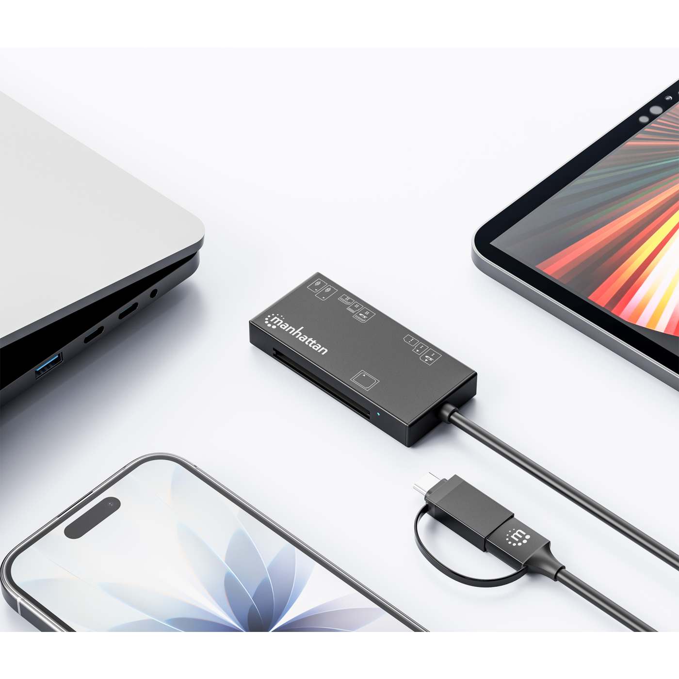 MH Multiport Card Reader with Adapter Image 7