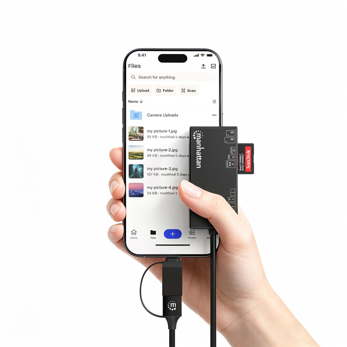 MH Multiport Card Reader with Adapter Image 9